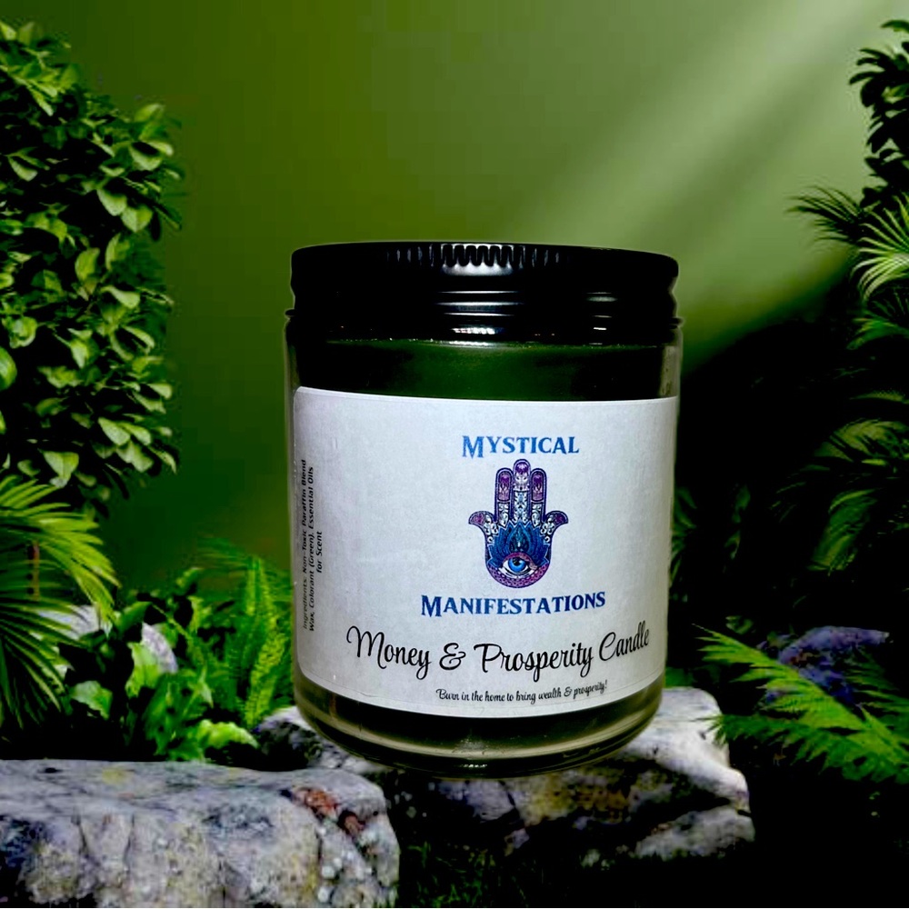 7oz. Mystikal Manifestations Money Magik Ritual Candle